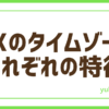 FXタイムゾーン特徴