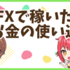FXお金使い道